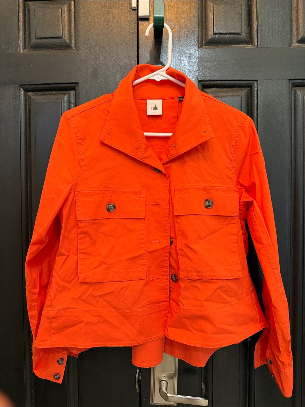 CAbi Resort Orange Jacket; Small